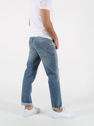 MOD JEANS Thomas Five Pocket - Weathered Horizon Blue - SP21-1009.1977