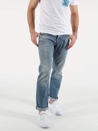 MOD JEANS Thomas Five Pocket - Weathered Horizon Blue - SP21-1009.1977