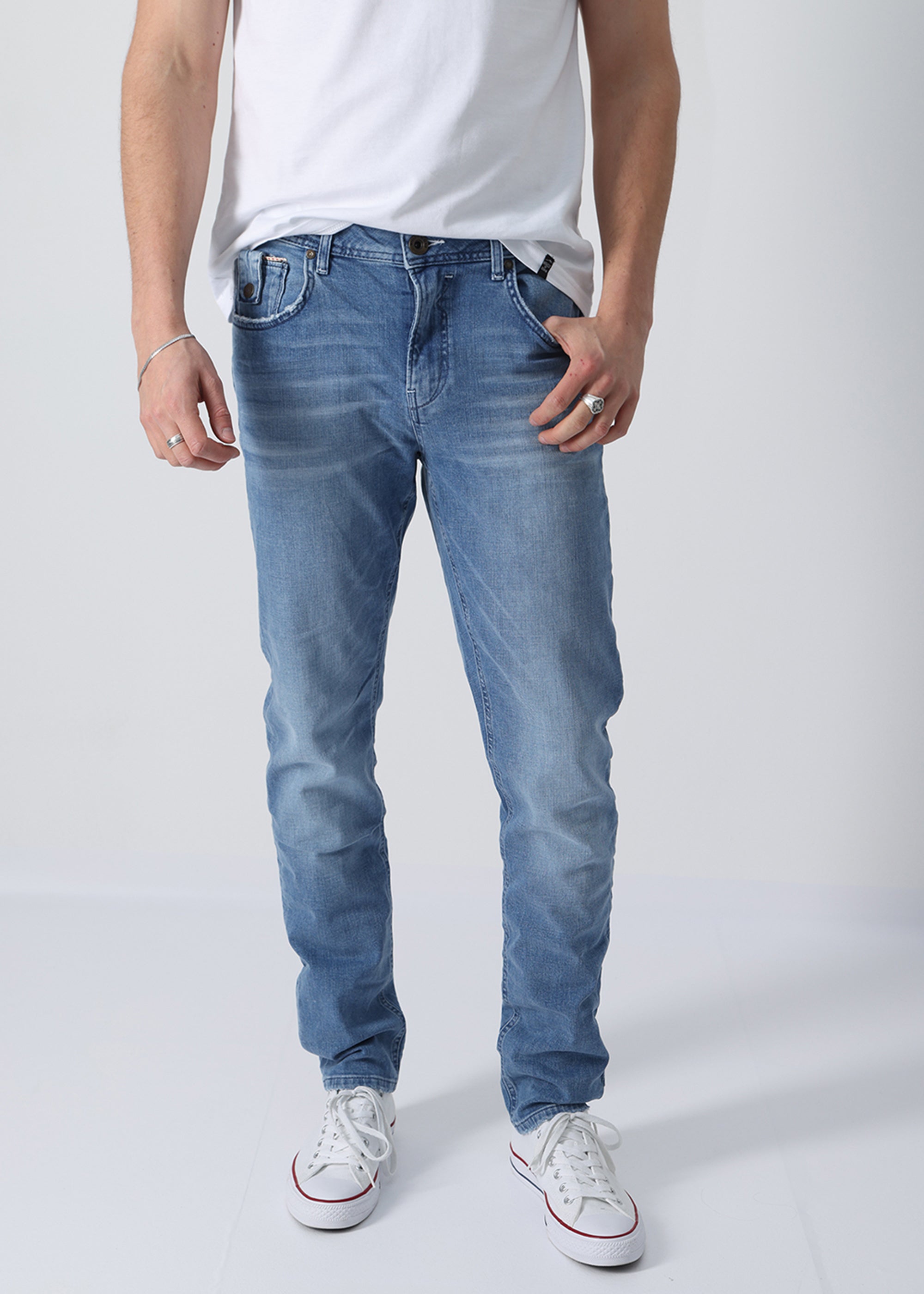 MOD JEANS Ricardo Five-Pocket - Coastal Denim Blue - SP23-1002.2877