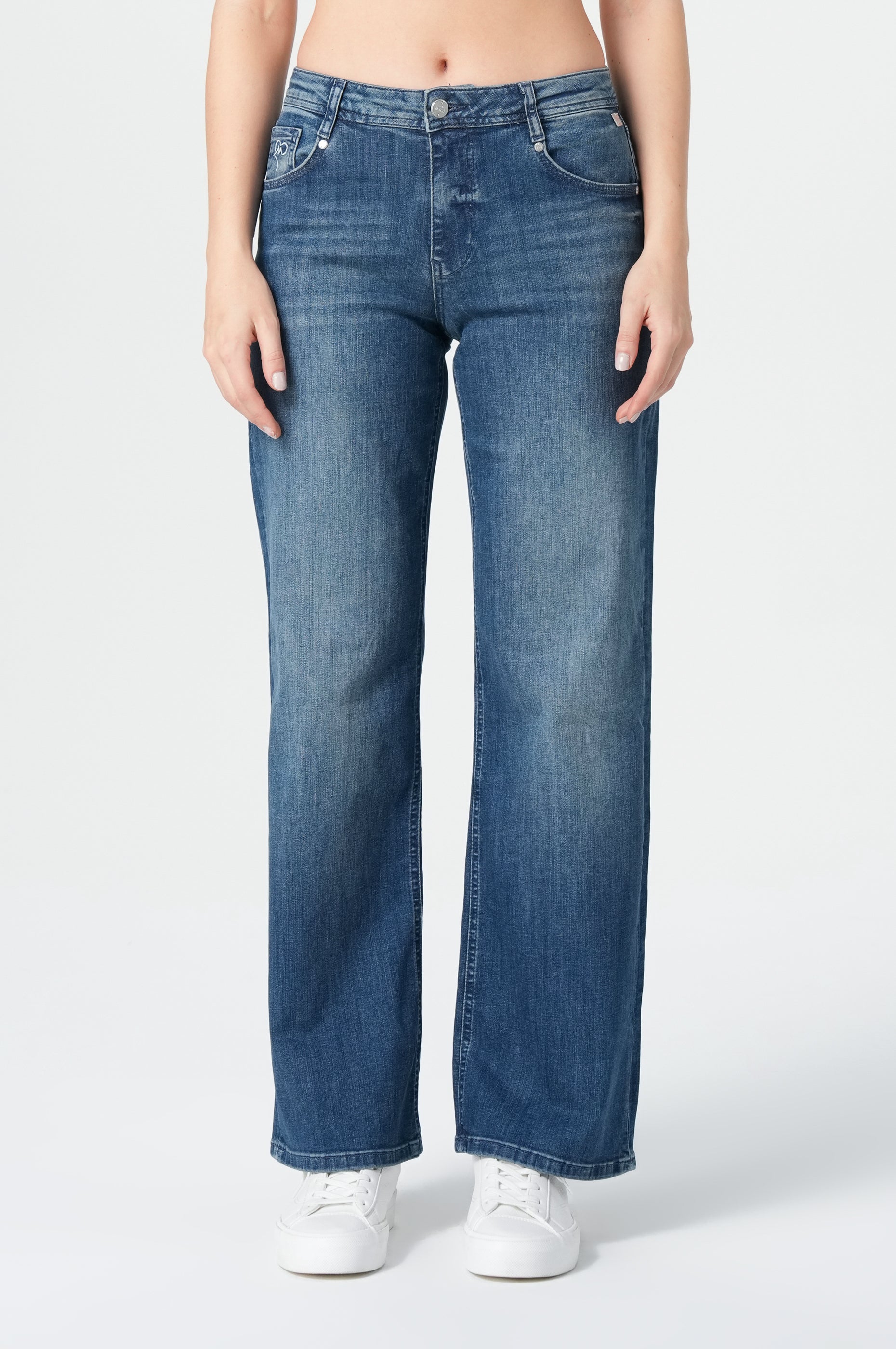 MOD JEANS Nicola Schlaghose - Deep Harbor Blue - SP25-2206.4195