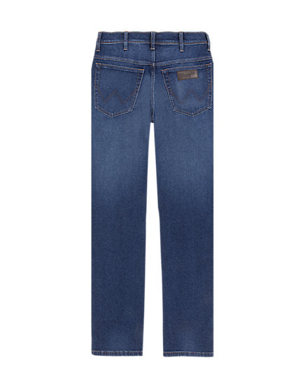 WRANGLER Texas Slim star man  - Deep Indigo Wash - 112341396