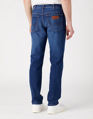 WRANGLER Texas Slim star man  - Deep Indigo Wash - 112341396