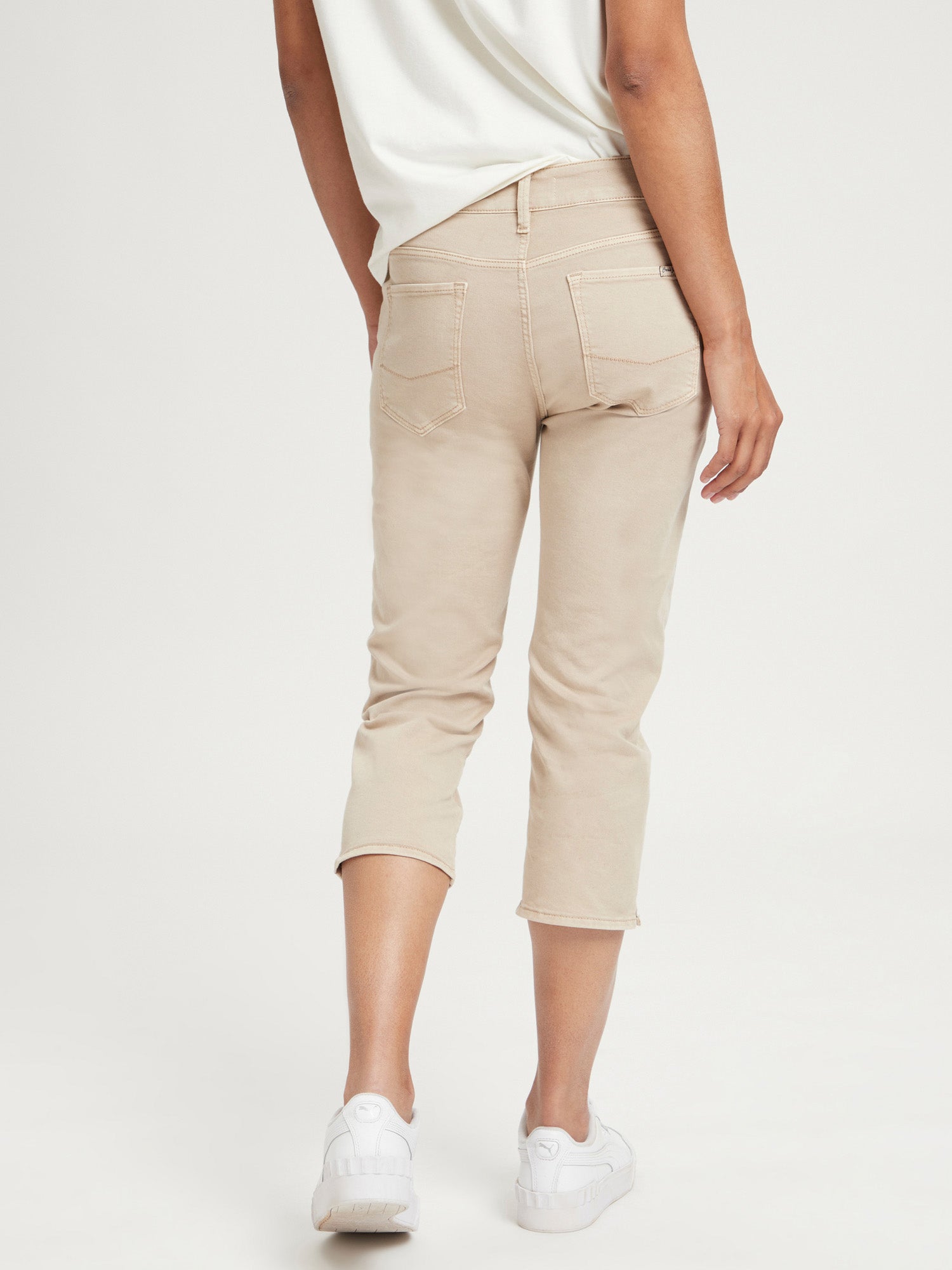 CROSS JEANS Amber Capri - Oatmeal Fawn Beige - A548-021 von Cross Jeans