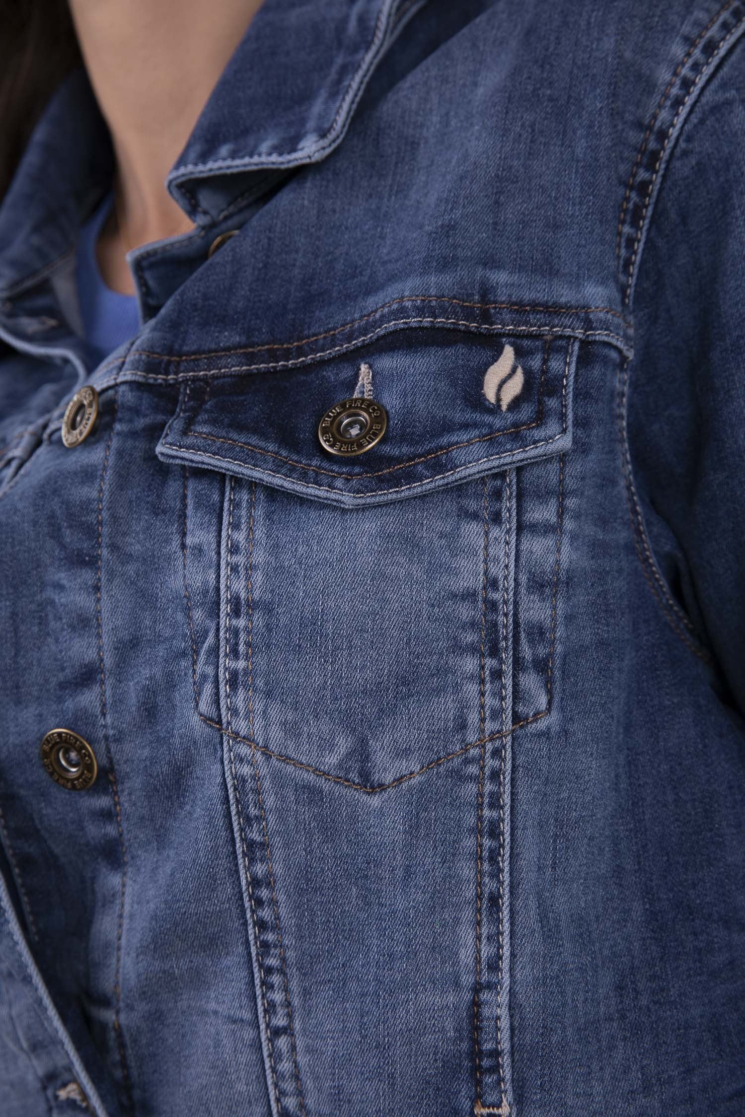 BLUE FIRE GIPSY Jeansjacke - Ocean Horizon Blue - 3000.242 von Blue Fire
