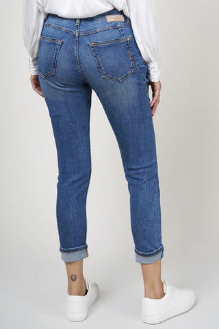 BLUE FIRE Gigi Slim Tapered Jeans - Sunlit Stone Blue - 1112.261