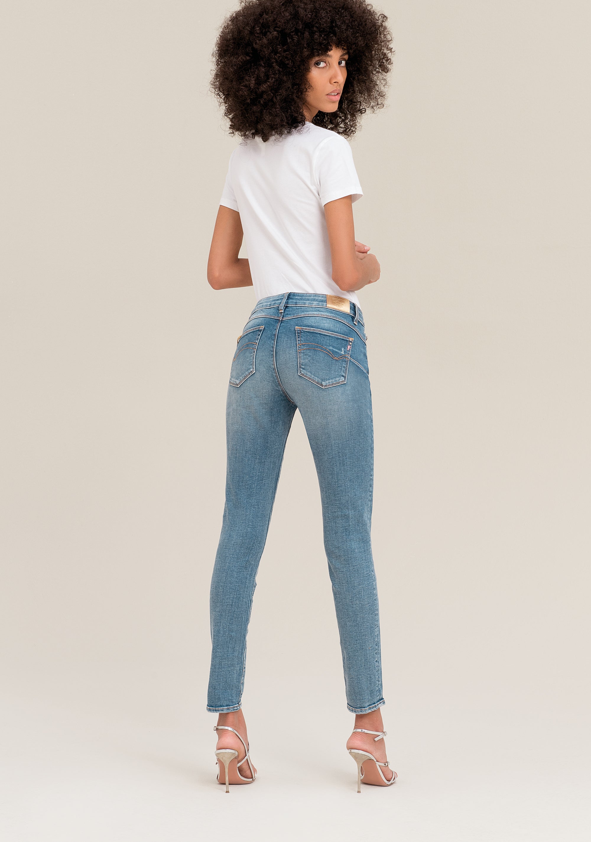 FRACOMINA BELLA Perfect Shape - Seafoam Wash Blue - FR20SPJBELLA4_040 von Fracomina