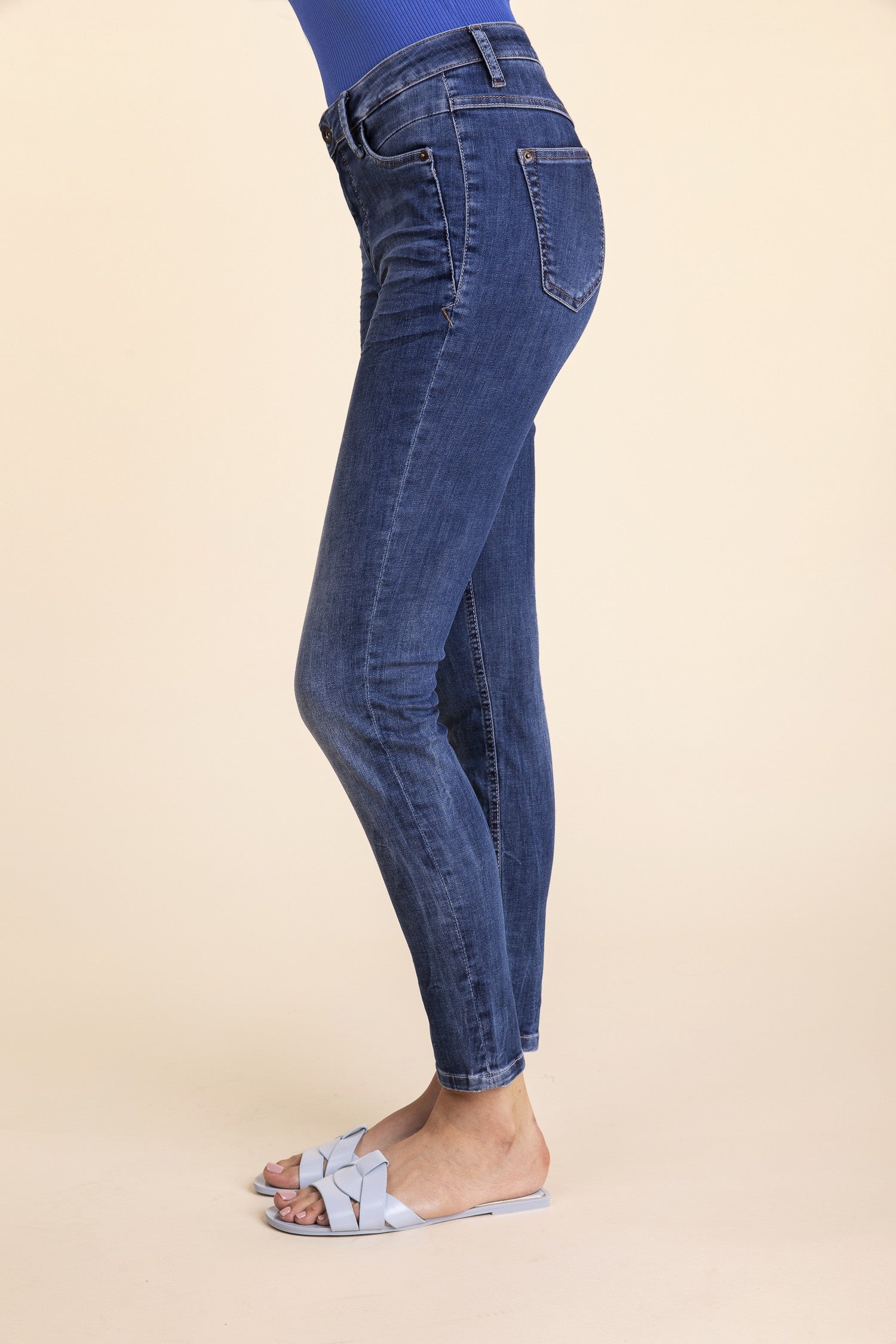 BLUE FIRE Lara Skinny-Jeans - Dusty Cobblestone Blue - 1136.242