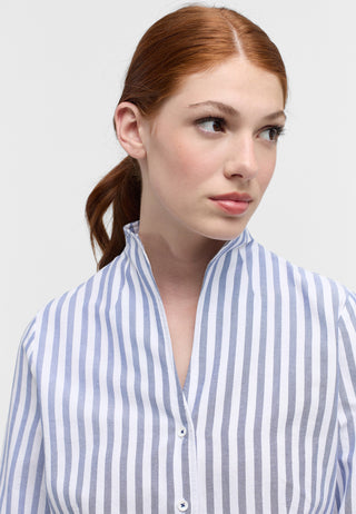 ETERNA REGULAR FIT OXFORD SHIRT - Ocean Mist Stripe - 6028-19-D266