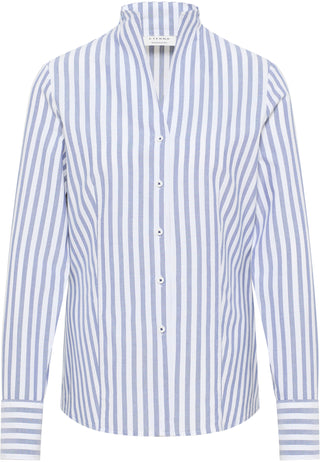 ETERNA REGULAR FIT OXFORD SHIRT - Ocean Mist Stripe - 6028-19-D266