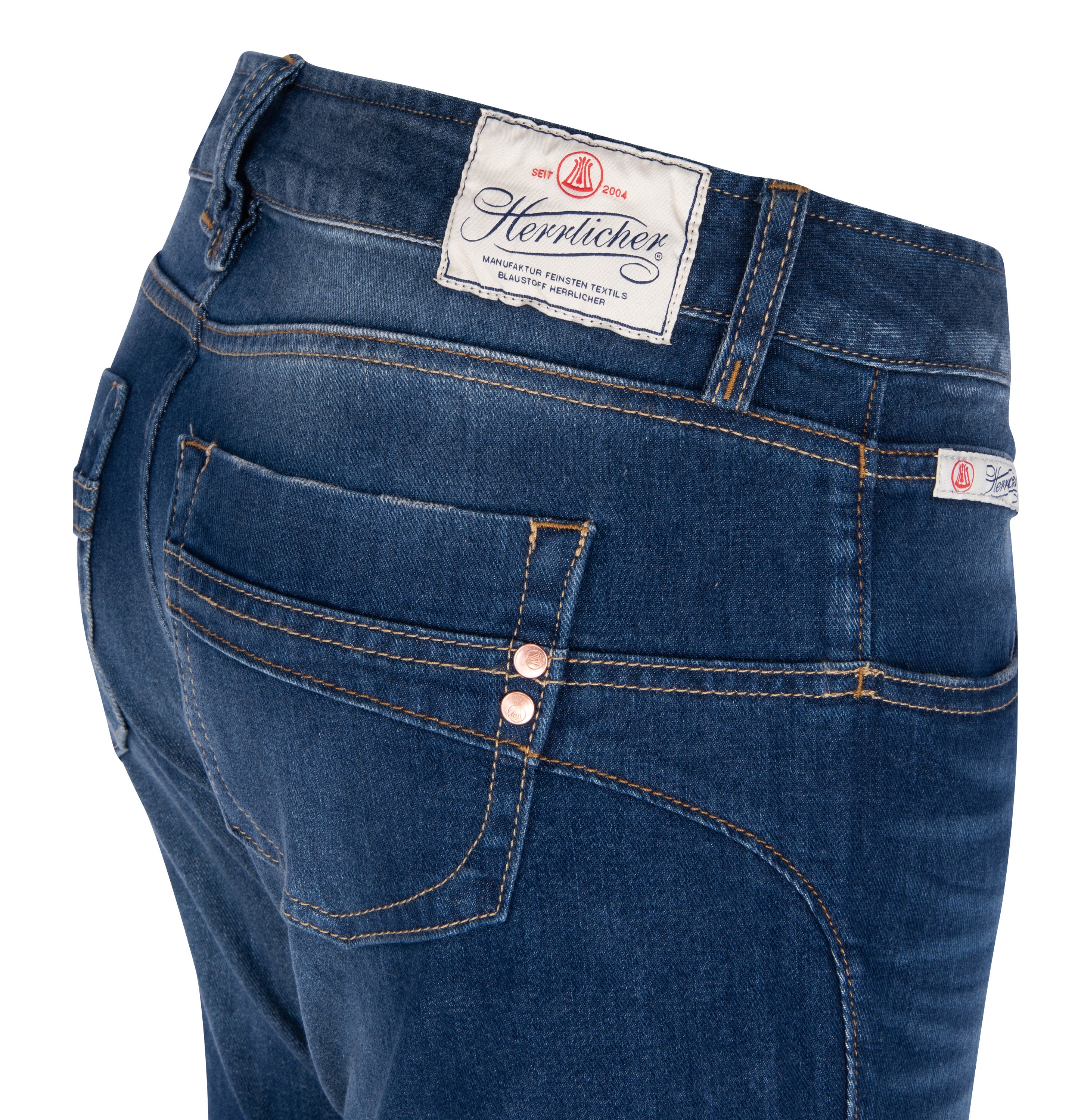 HERRLICHER TOUCH Cropped doom Tidal Eclipse Blue - 5320-OD902-093 von Herrlicher