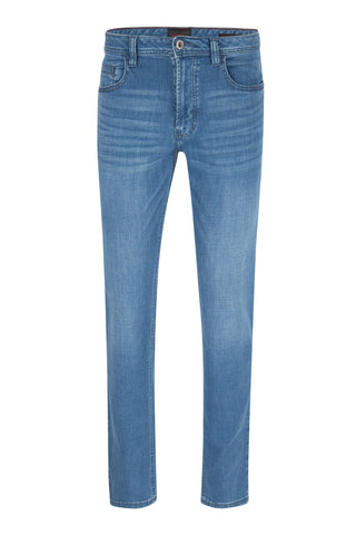 HATTRIC HARRIS Five-Pocket - Cornflower Indigo - 688625 6371.42