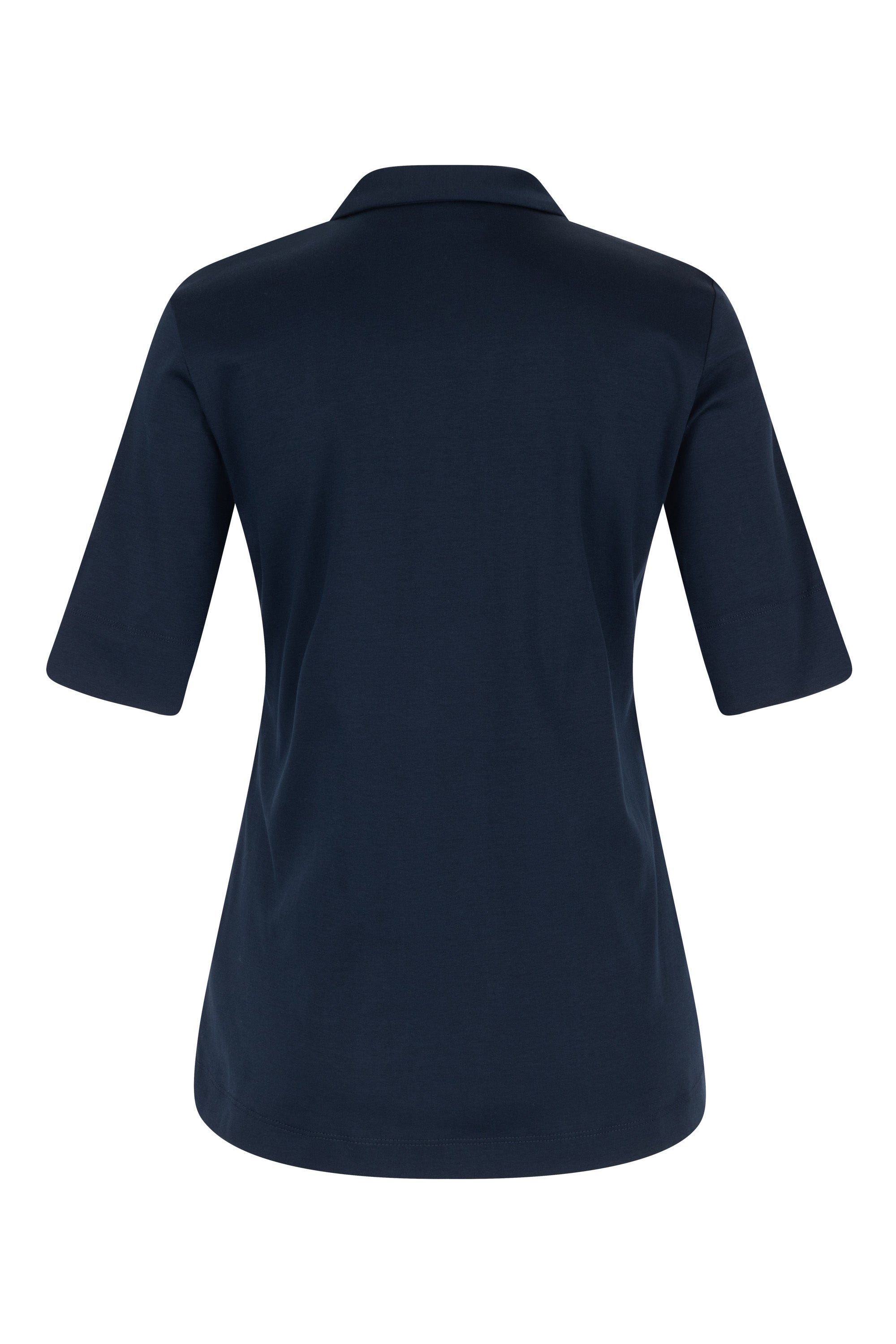 ETERNA FITTED Kurzarm Bluse marine stretch 5158-19-H554 - JERSEY SHIRT von Eterna