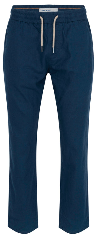 BLEND Bhnoriel Jogpants - Midnight Linen Navy - 20713693.194024