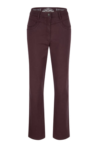 RAPHAELA BY BRAX CAREN NEW Stoffhose - Twilight Amaranth - 10923120 17-6058-80