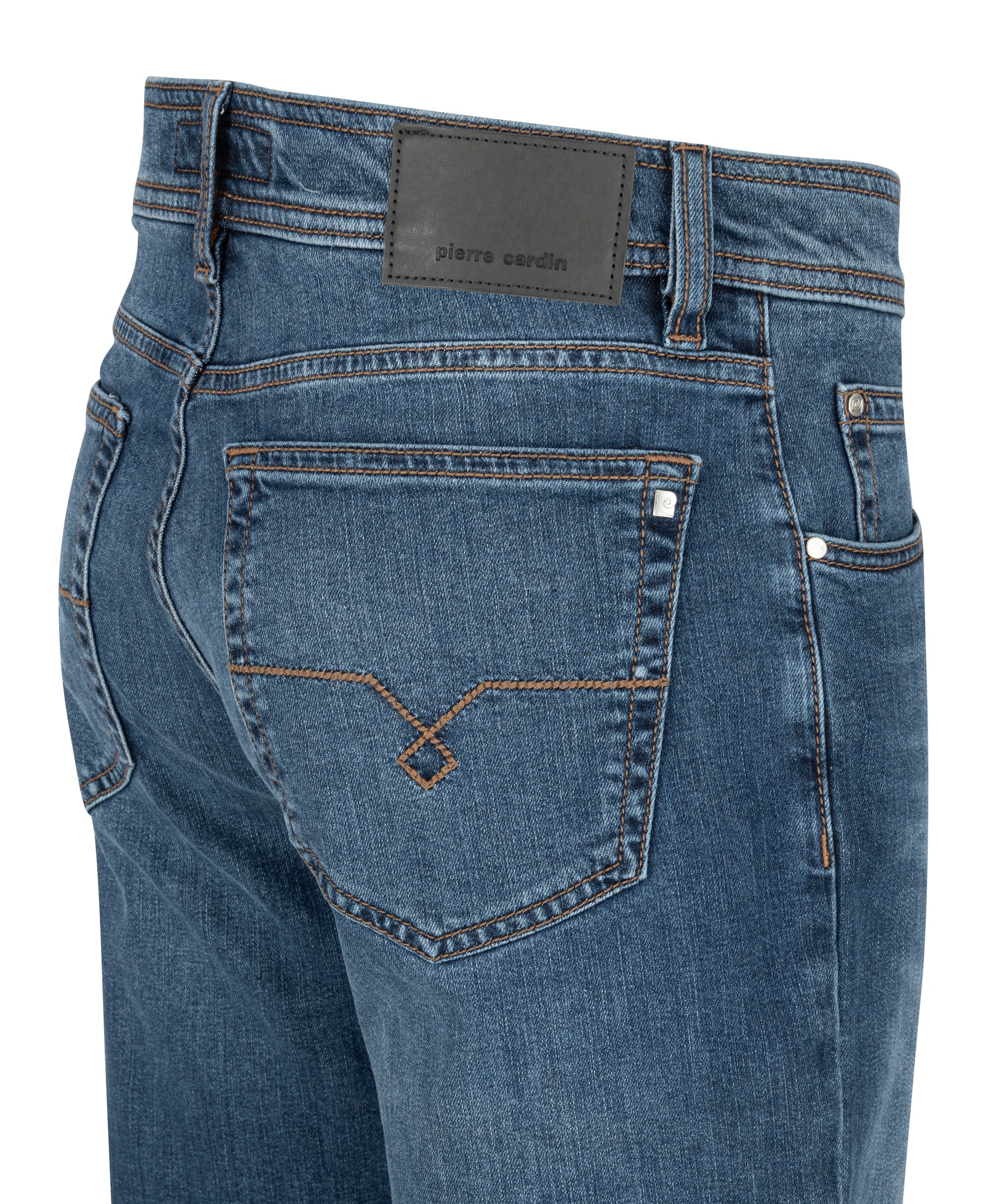 PIERRE CARDIN Deauville Jeans - Coastal Indigo Used - 31960 8037.6834 von Pierre Cardin
