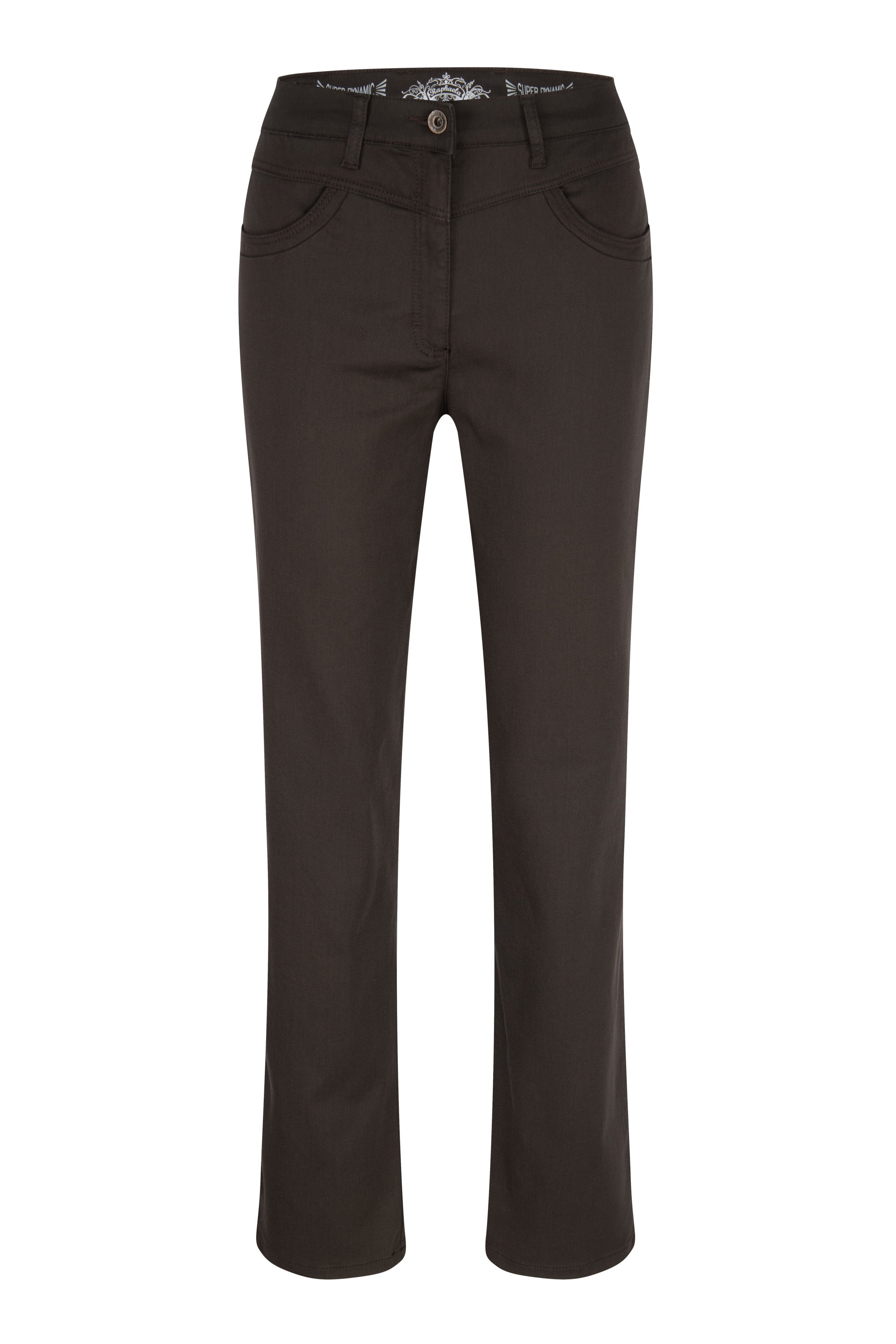 RAPHAELA BY BRAX CAREN NEW Stoffhose - Espresso Trail Brown - 10923120 17-6058-52
