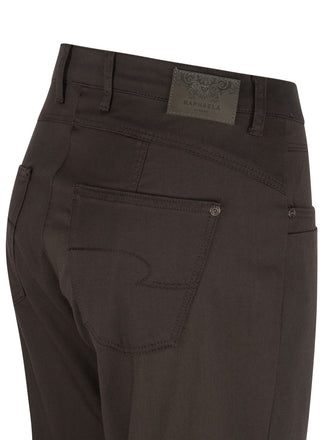 RAPHAELA BY BRAX CAREN NEW Stoffhose - Espresso Trail Brown - 10923120 17-6058-52