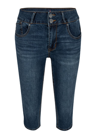 BUENA VISTA Tummyless Capri - Deep Harbor Blue - 888 B5871 370.5222