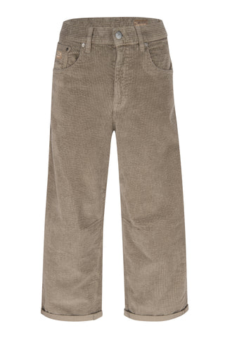 HERRLICHER BARROW Cropped Cordhose - Sandstone Drift - 5970-NC948-087