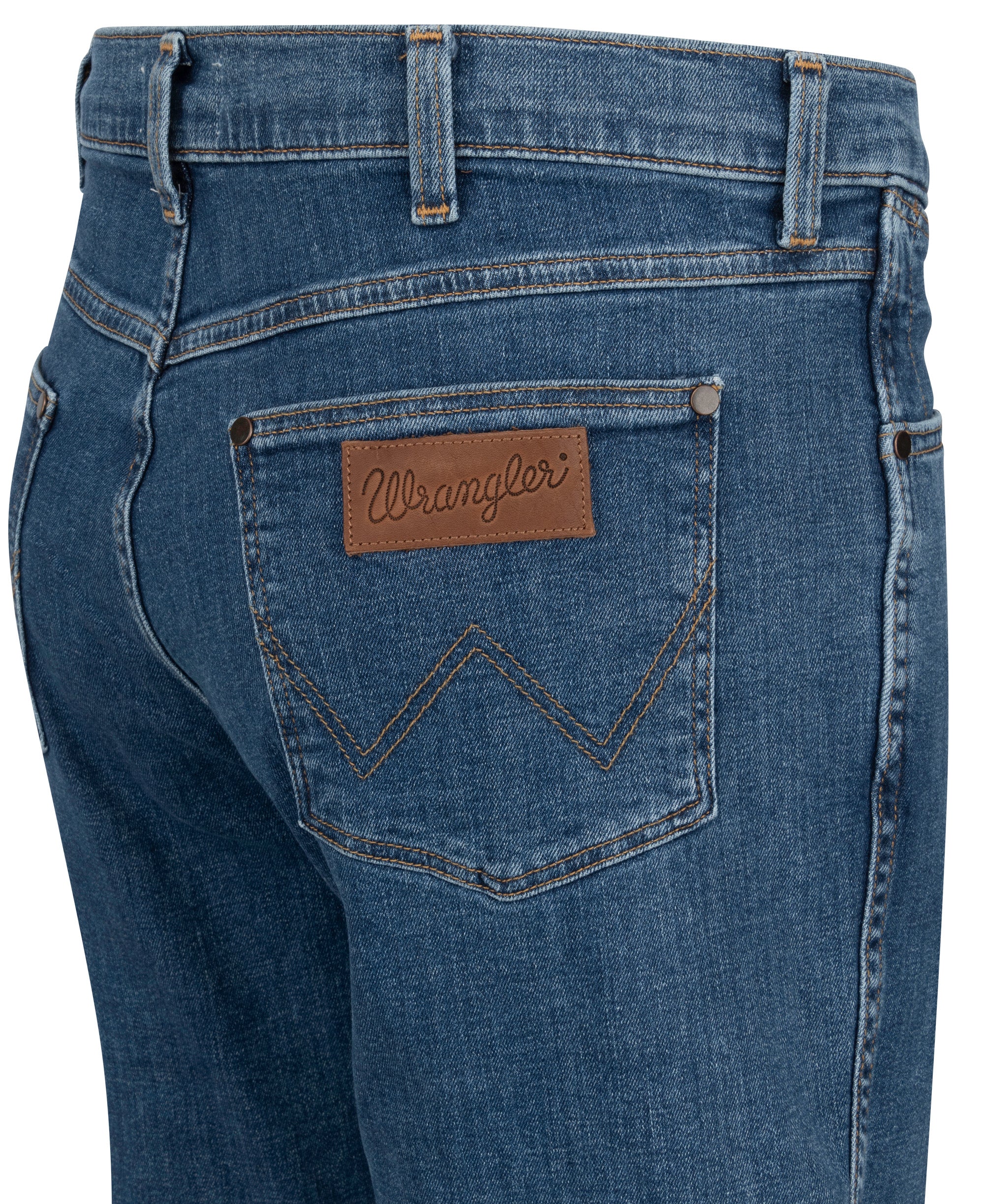 WRANGLER Greensboro Five Pocket - Denim Horizon Blue - 112339308 von Wrangler