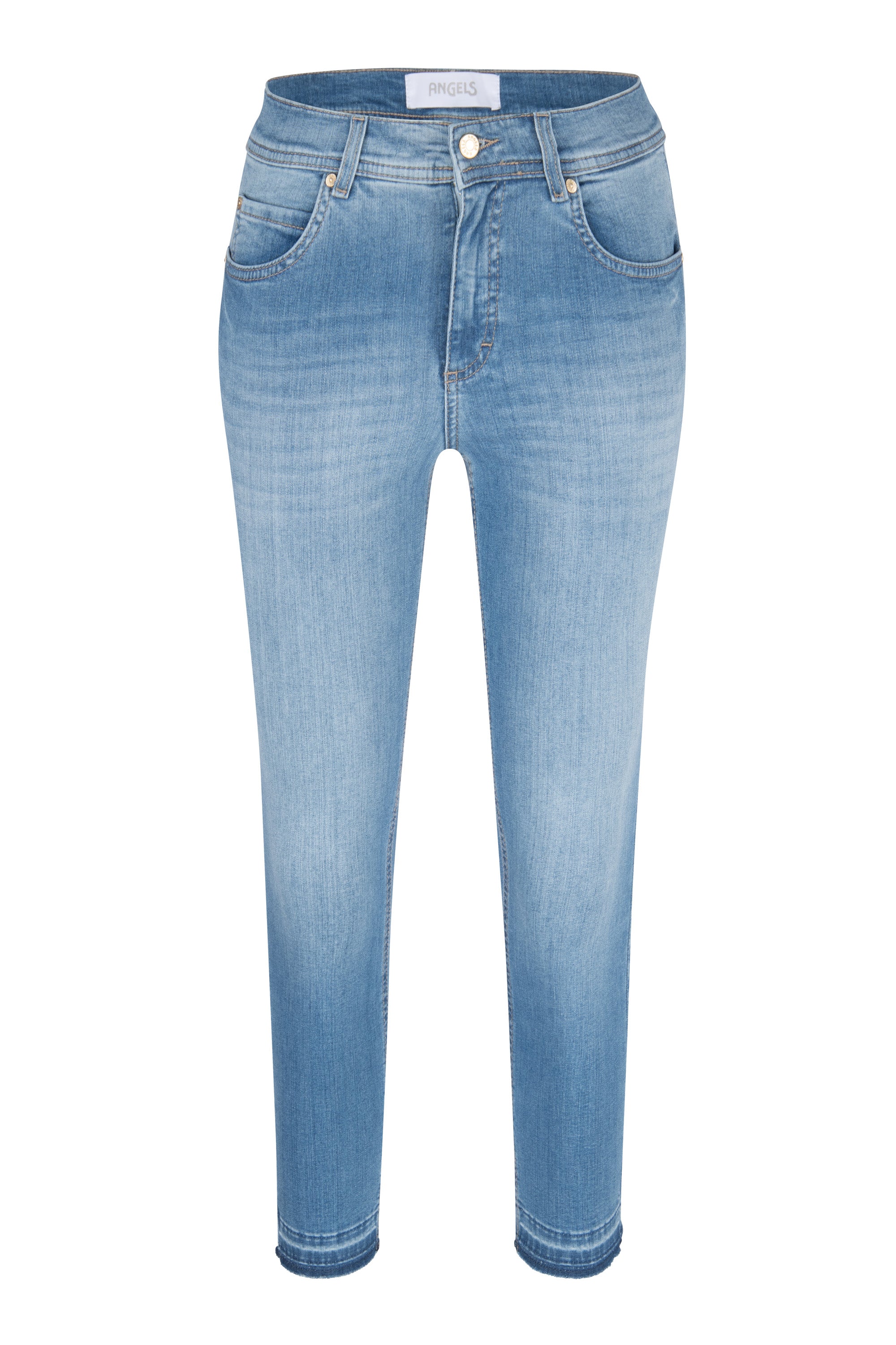 ANGELS JEANS Ornella Fringe Slim-Fit Jeans - Faded Sky Blue - 346 680607.3458