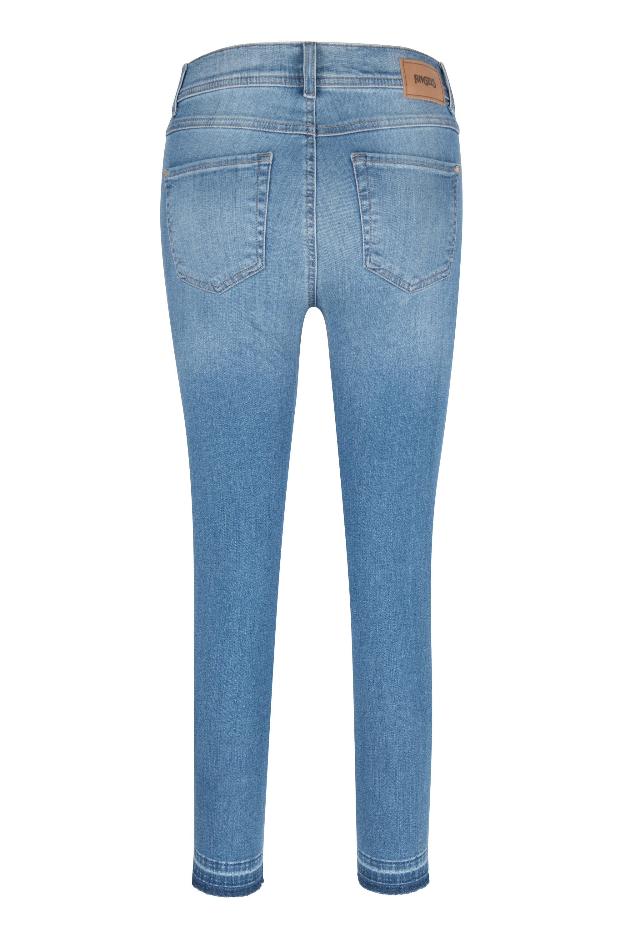 ANGELS JEANS Ornella Fringe Slim-Fit Jeans - Faded Sky Blue - 346 680607.3458