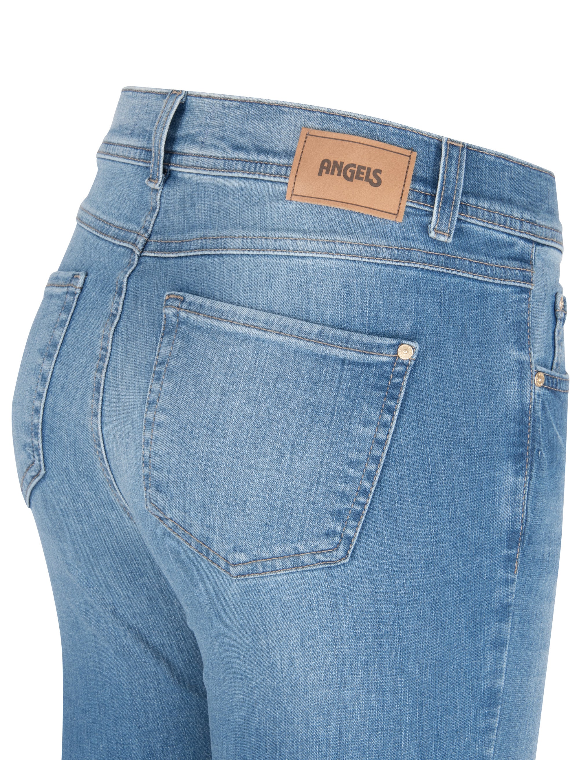 ANGELS JEANS Ornella Fringe Slim-Fit Jeans - Faded Sky Blue - 346 680607.3458 von Angels Jeans