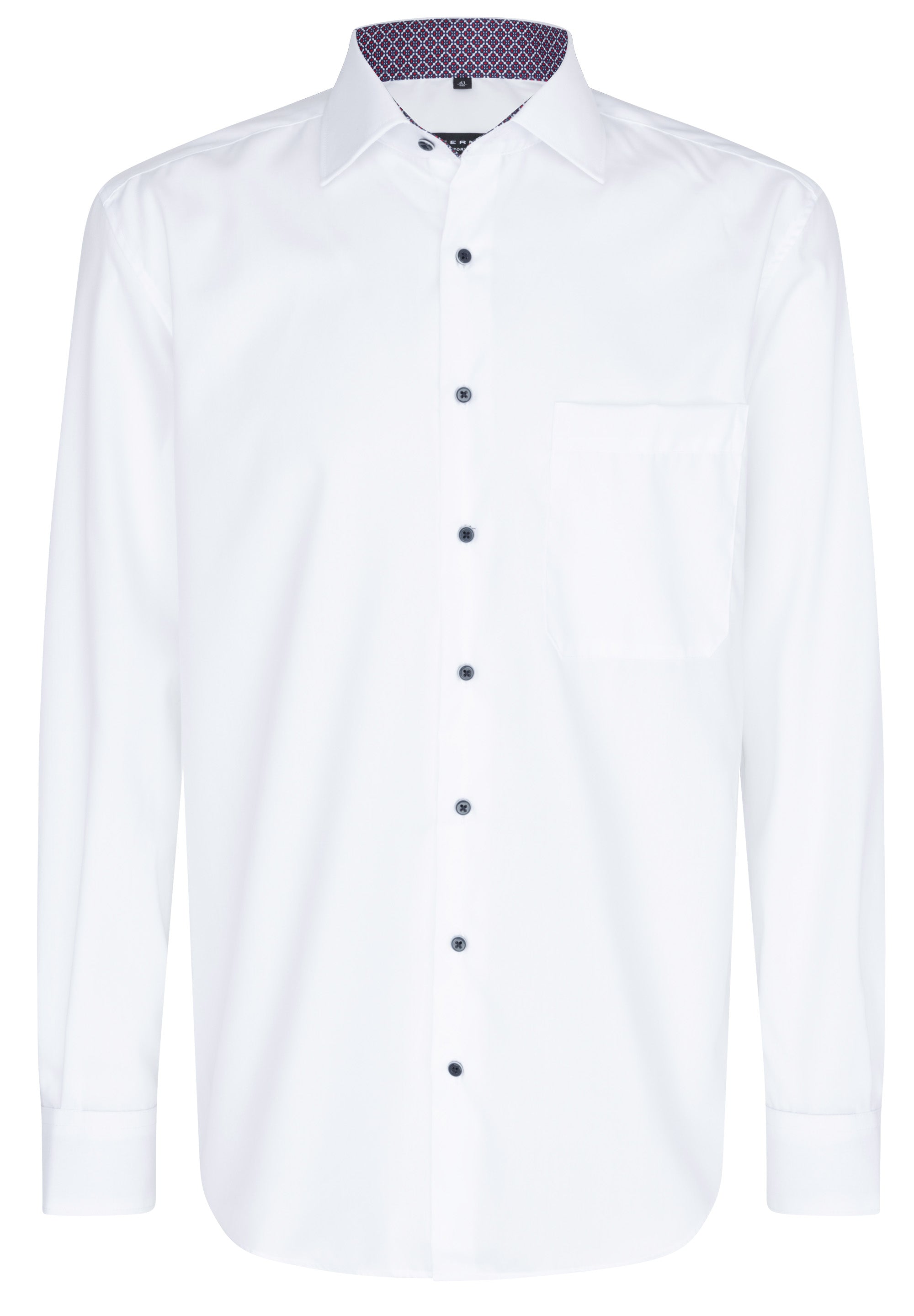 ETERNA COMFORT FIT Langarm Hemd - Ivory Skyline - 1300-00-E149