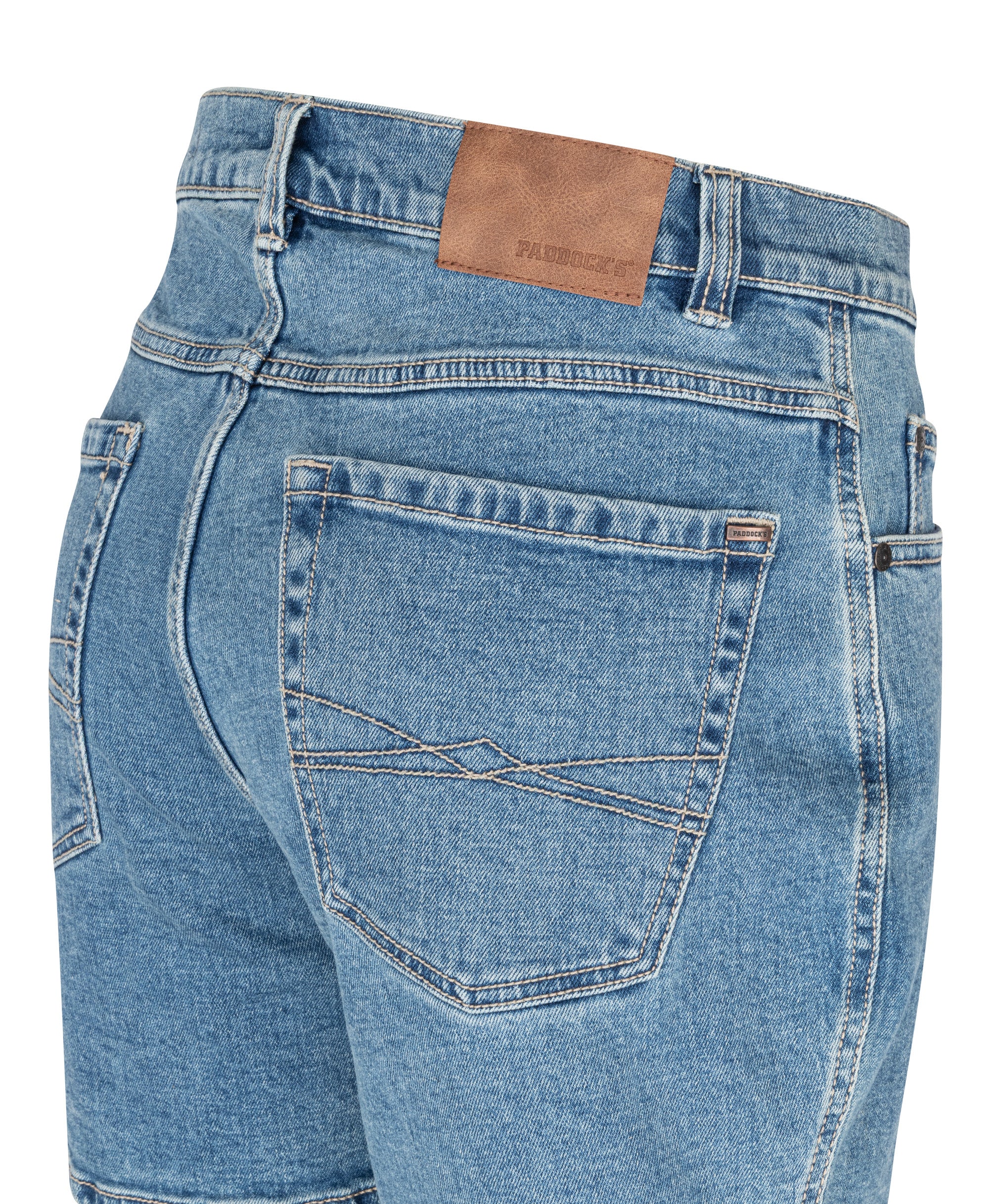 PADDOCKS PIPE SHORTS blue stone 80238 1606.4643 - COMFORT STRETCH von Paddocks