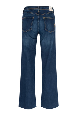 BLUE FIRE Judy Wide-Leg Jeans - Deep Midnight Navy - 1156.4242