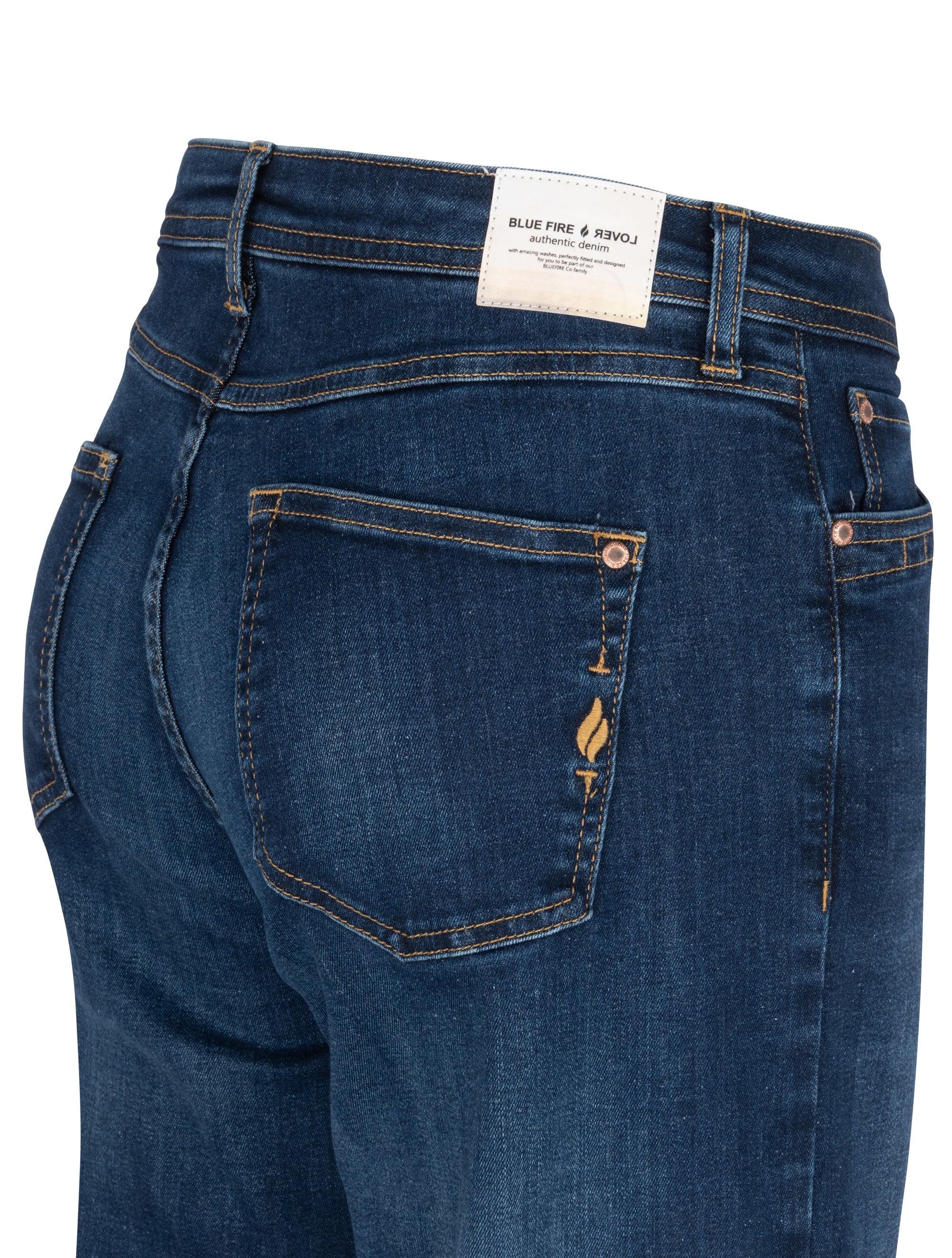 BLUE FIRE Judy Wide-Leg Jeans - Deep Midnight Navy - 1156.4242 von Blue Fire