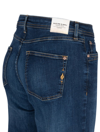BLUE FIRE Judy Wide-Leg Jeans - Deep Midnight Navy - 1156.4242
