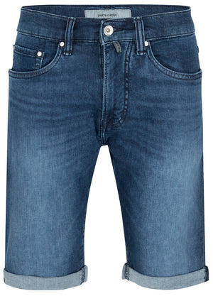 PIERRE CARDIN Antibes Bermuda - Deep Indigo Rinse - 30330 8075.6817