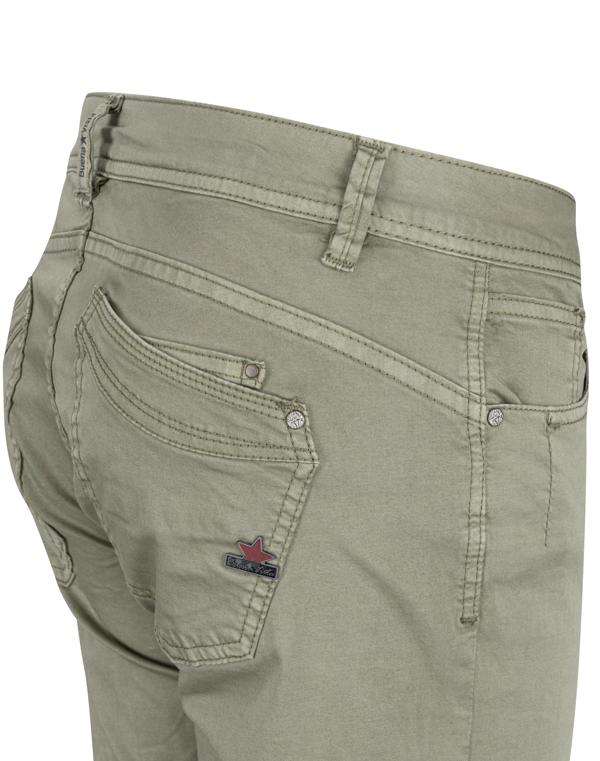 BUENA VISTA Malibu Shorts - Sage Whisper Green - 888 B5025 4003.7143 von Buena Vista