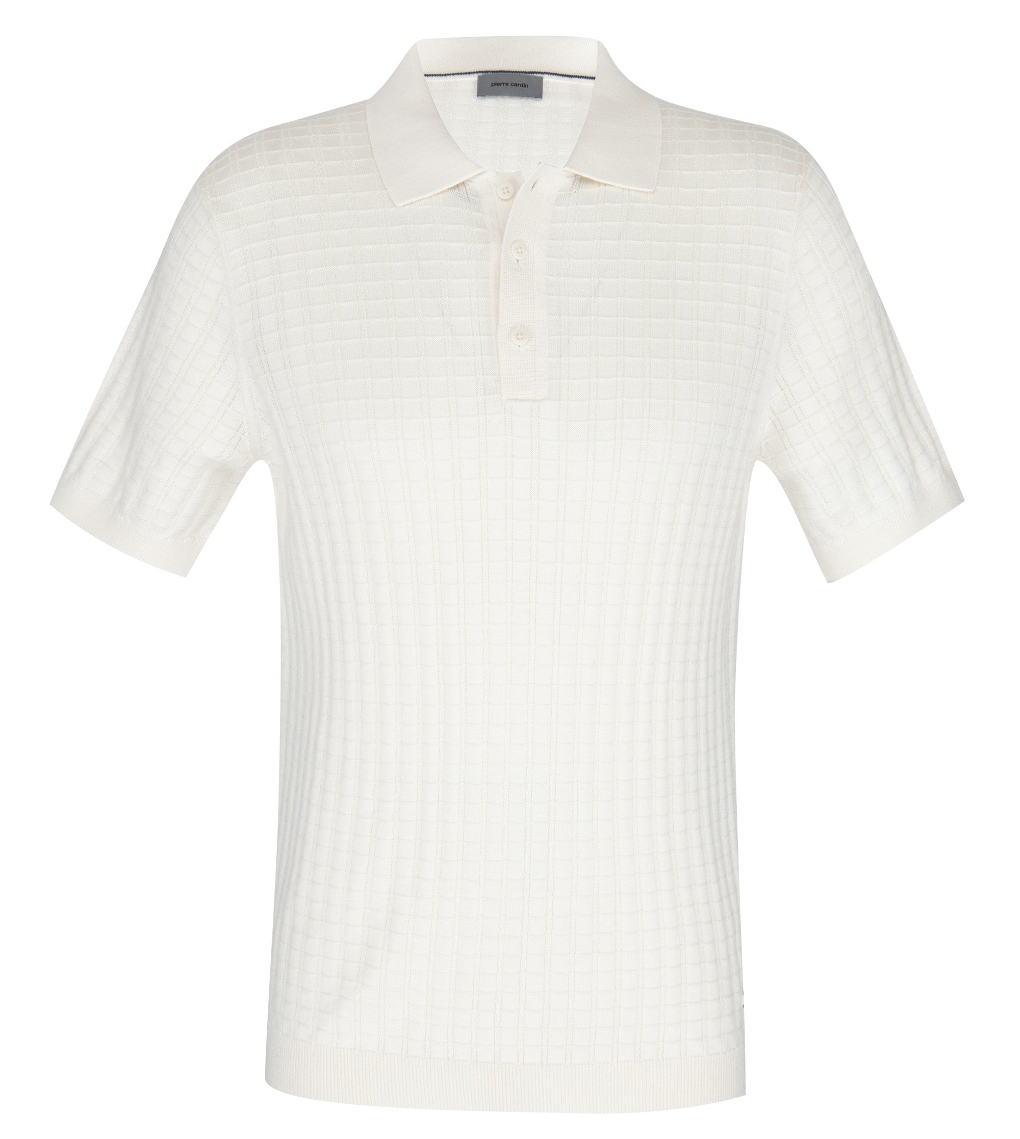 PIERRE CARDIN POLOSHIRT STRICK perlweiss 51964 5146.1006