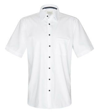 ETERNA MODERN FIT Kurzarm Hemd weiss twill 1446-00-C181
