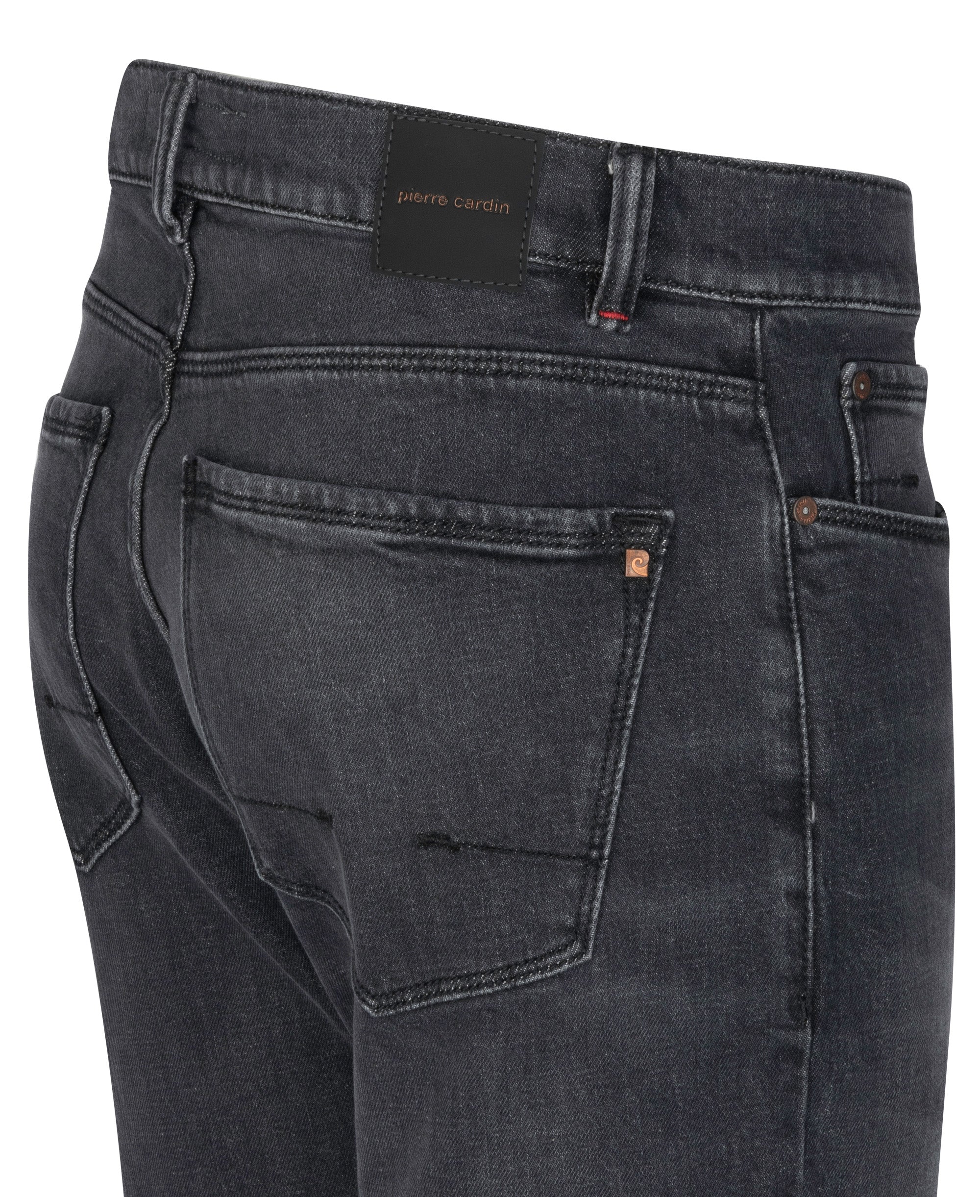 PIERRE CARDIN Lyon Tapered - Charcoal Indigo Grey - 34490 7742.9817 von Pierre Cardin