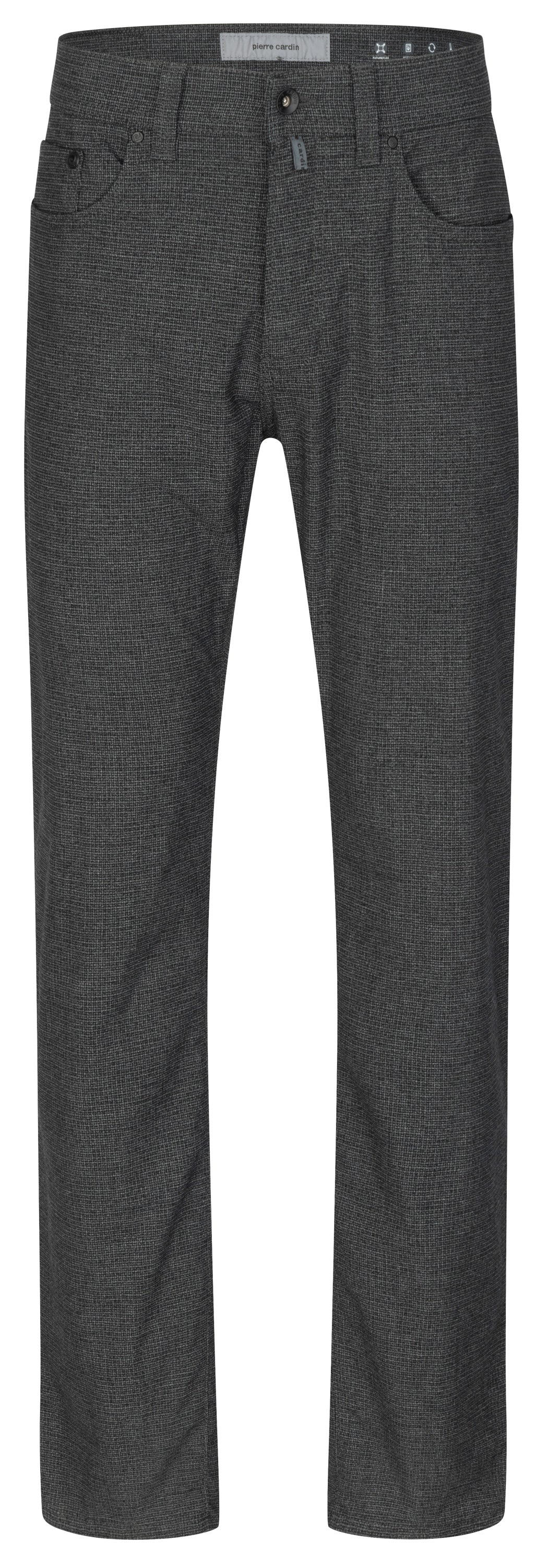 PIERRE CARDIN Lyon Tapered Hose - Charcoal Microgrid - 34540 1031.9102