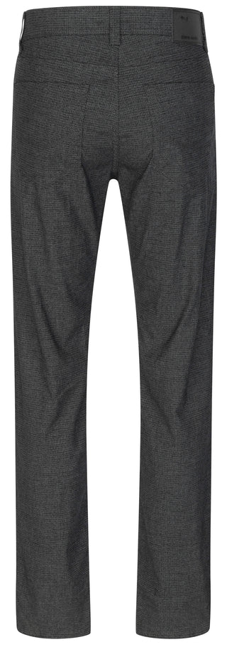 PIERRE CARDIN Lyon Tapered Hose - Charcoal Microgrid - 34540 1031.9102