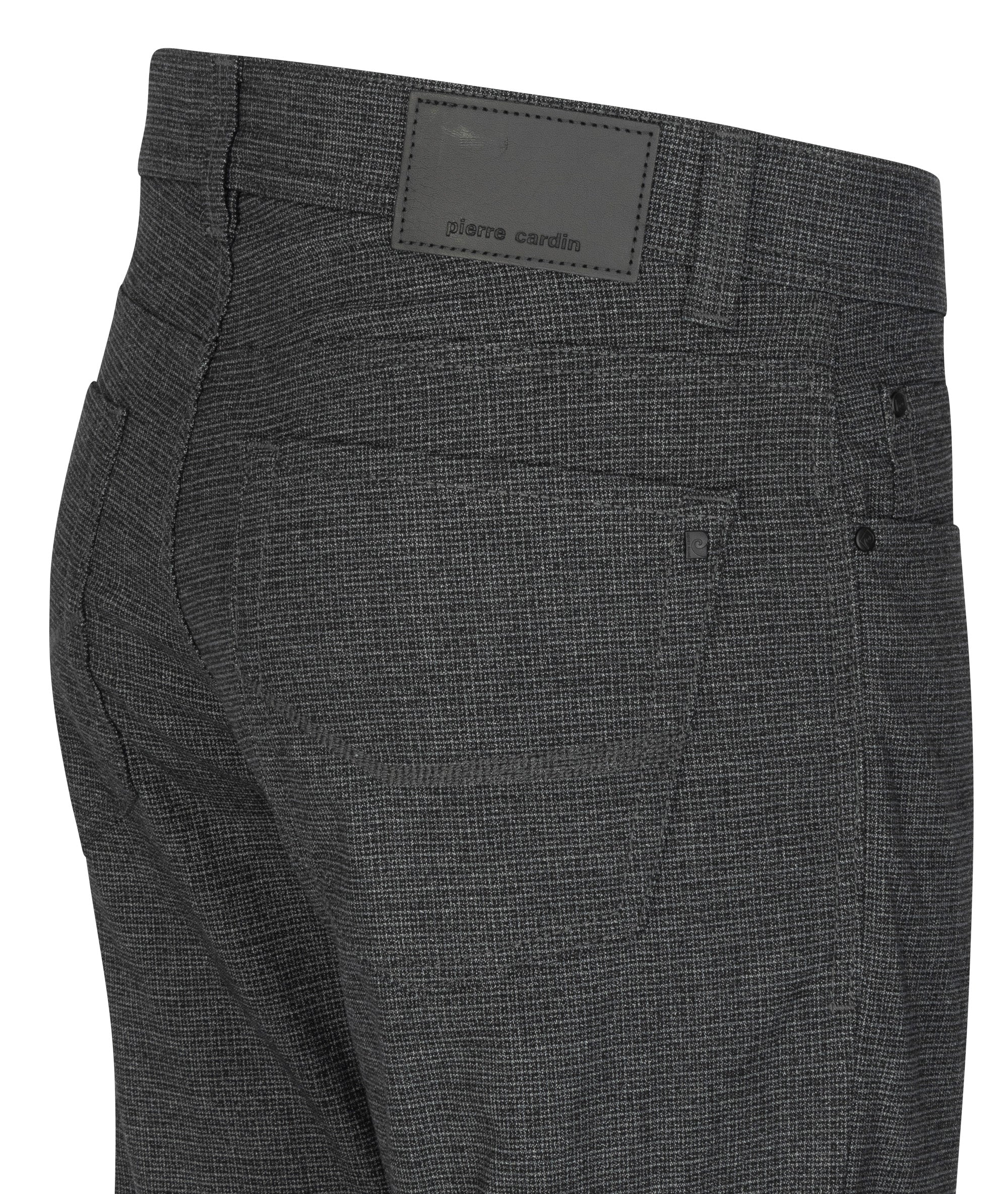PIERRE CARDIN Lyon Tapered Hose - Charcoal Microgrid - 34540 1031.9102 von Pierre Cardin