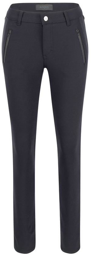 ANGELS Skinny Pocket Zip Hose - Deep Onyx - 711 1208.10