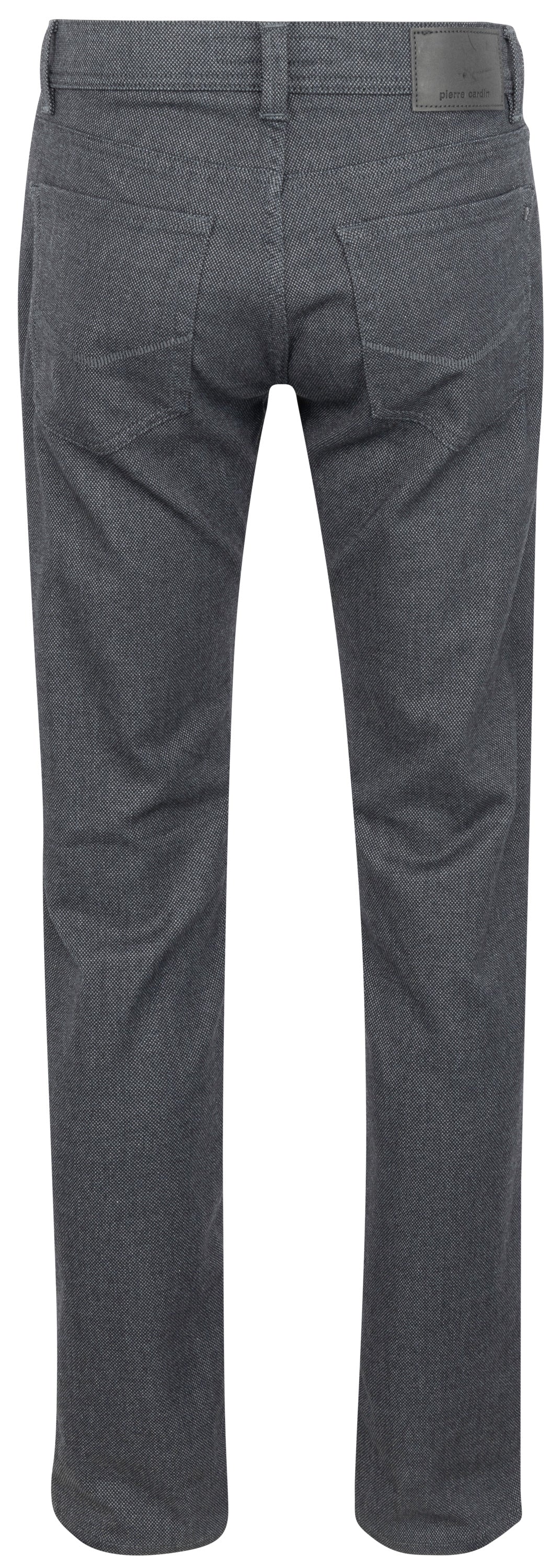 PIERRE CARDIN LYON TAPERED Hose - Dark Slate Herringbone - 34540 1033.9314