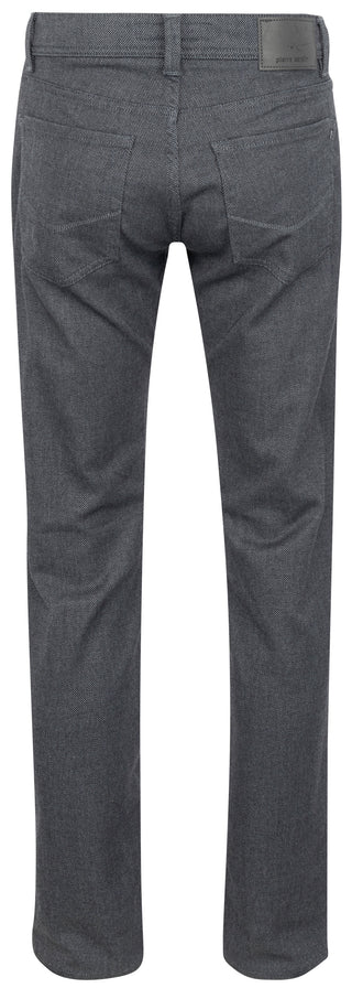 PIERRE CARDIN LYON TAPERED Hose - Dark Slate Herringbone - 34540 1033.9314