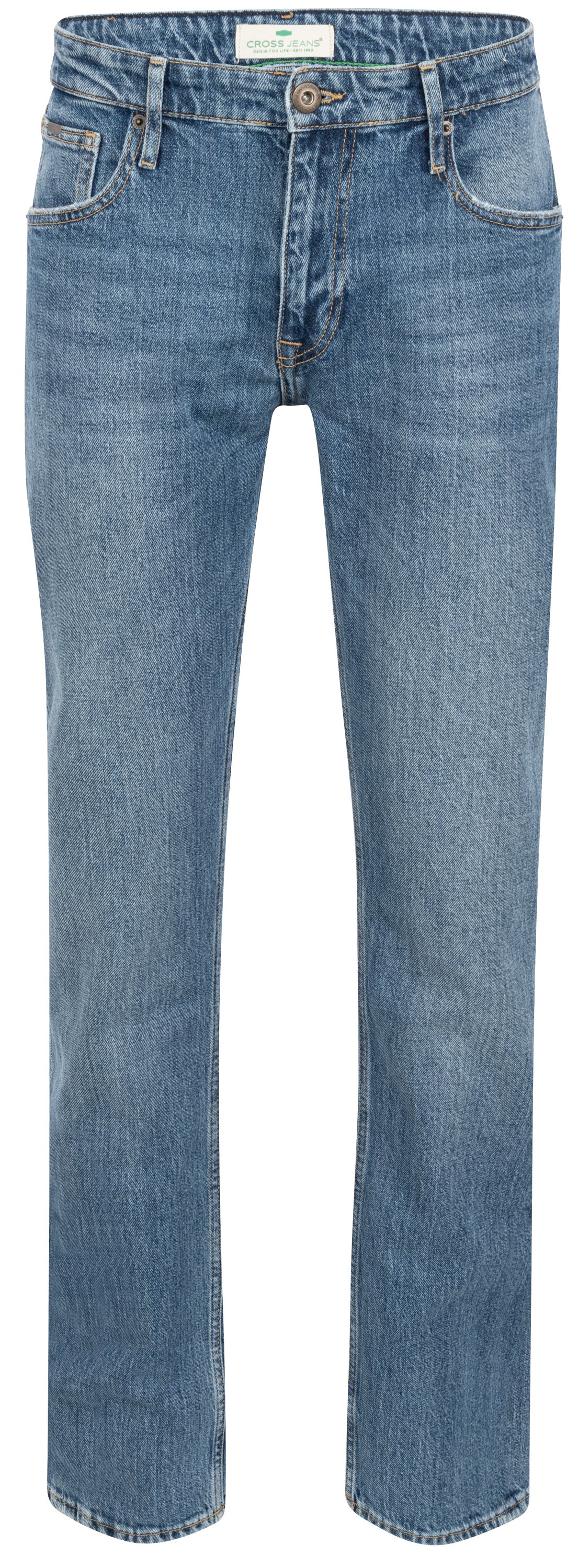 CROSS JEANS DAMIEN Jeans - Coastal Vintage Blue - E198-080