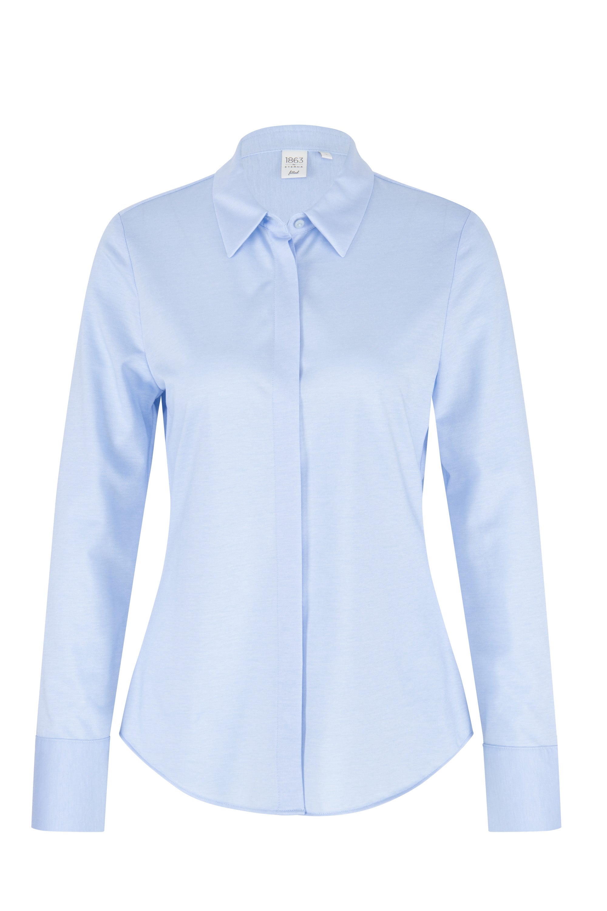 ETERNA FITTED Langarm Hemd - Sky Mist Blue - 5780-11-DY70