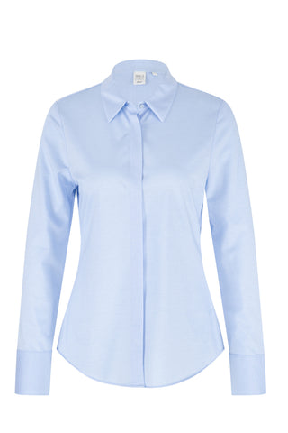 ETERNA FITTED Langarm Hemd - Sky Mist Blue - 5780-11-DY70