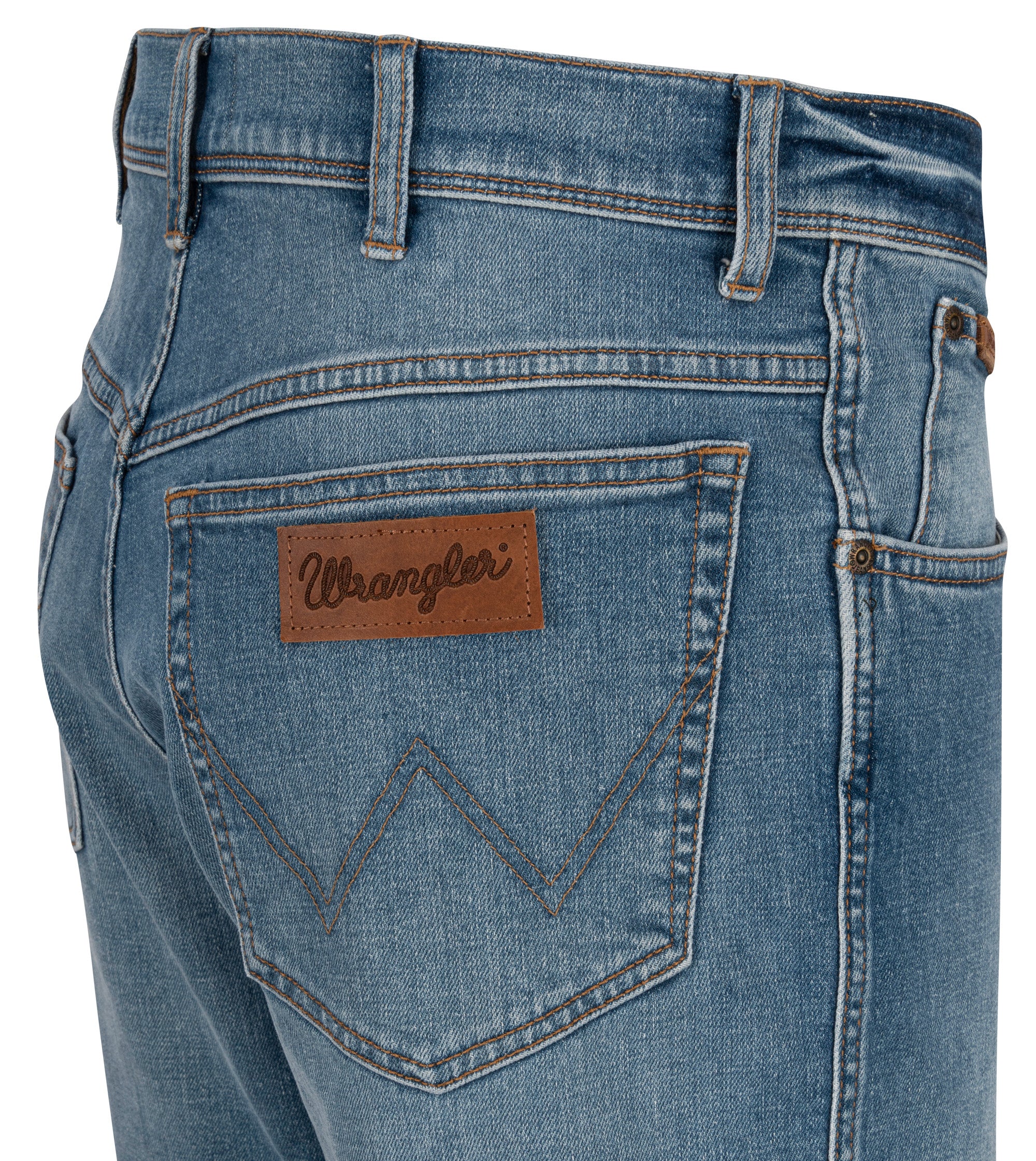 WRANGLER Texas Shorts - Faded Coastal Blue - 112350658 von Wrangler