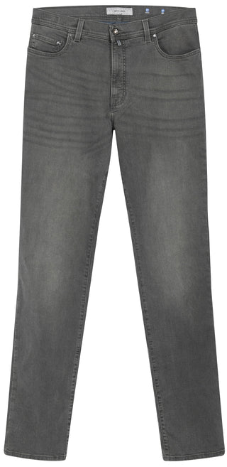 PIERRE CARDIN LYON Tapered Jeans - Smoked Slate Grey - 38510 8103.5804