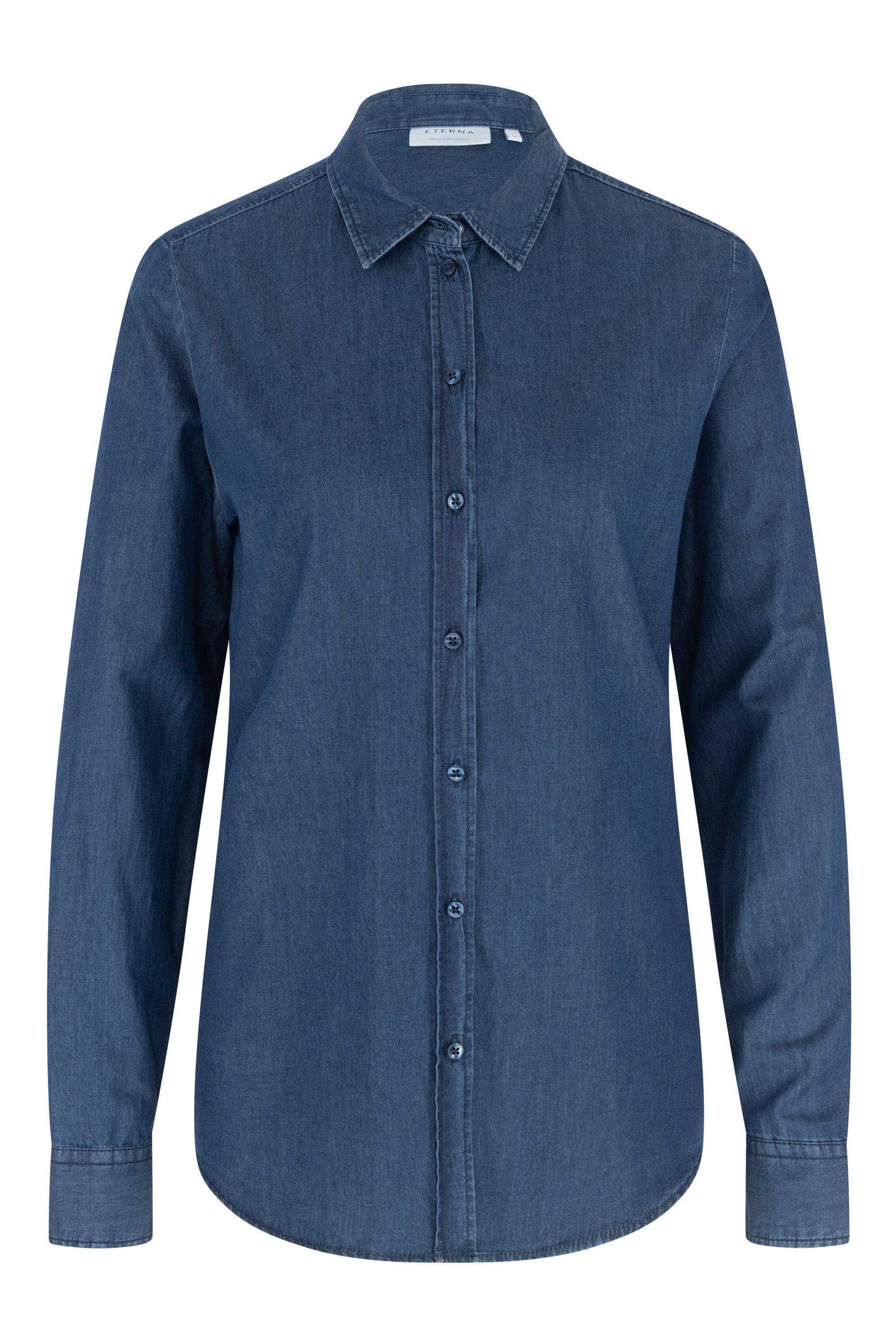 ETERNA REGULAR FIT Bluse - Slate Indigo Blue - 5512-17-D320