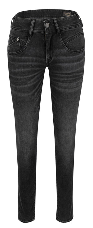 HERRLICHER GILA Slim Organic Denim Thermo - Night Worn Black - 5606-OD333-950